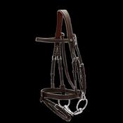 Dy'on Flat Leather Bridle With Snap Hooks WO image
