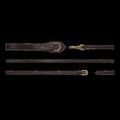 Dy'on Full Leather Draw Reins 1/2" image