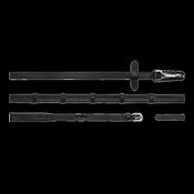 Dy'on 5/8 Rubber Reins with Leather Loops and Snap image