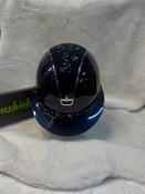 Samshield Miss Shield V2 2.0 Gloss Navy Helmet Flower Jewellery