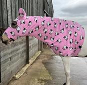 Snuggy Hoods Pull On Jams Fleece Hood Pink Sheep