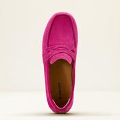 Ariat Ladies Selene Driving Moccasin Shoe Hot Pink