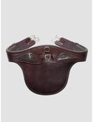 Equiline Leather Stud Guard Girth Brown