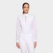 Samshield Ladies Long Sleeved Competition Shirt Faustine Boreal White Metal Eclipse image