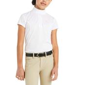 Ariat Youth Aptos Short Sleeved Show Shirt White image