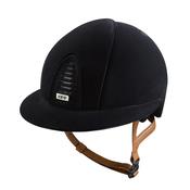 KEP Cromo 2.0 Polo Peak Velvet Black Helmet Beige Chinstrap