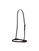 BR Cavesson Rope Noseband Black/Silver