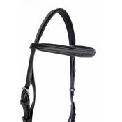 Breeze Up Synthetic Race Bridle Black image