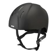 KEP Carbon E-Light Jockey Helmet Black