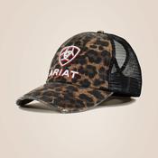 Ariat Ladies Embossed Logo Cheetah Print Cap Black image