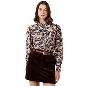 Ariat Ladies Cricklade Long Sleeved Blouse Navy Coincide Print image