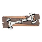 Dimacci Ladies Ascot Bracelet Taupe/Stainless Steel Clasp image