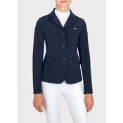 Equiline Girl's Competition Jacket Carolink Navy image