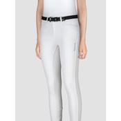 Equiline Girl's Full Grip Breeches Jaklink White image