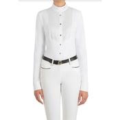 Equiline Ladies Long Sleeved Competition Shirt Gaylag White image