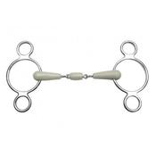 Feeling Flexi Double Jointed 3 Ring Gag Bit