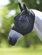 Shires Flyguard Pro Contour Stretch Fly Mask Black