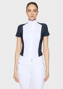Samshield Ladies Short Sleeved Competition Shirt Gretta Anthracite Drop image