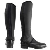 HY Synthetic Combi Leather Adult Chaps Black