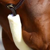Kentucky Sheepskin Breastplate &amp; Rein Cover Natural