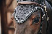 Kentucky Fly Veil Long Stone &amp; Pearl Grey