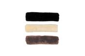 Kentucky Sheepskin Noseband Cover Brown Onesize