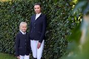 Coldstream Ladies Ledmore Diamante Show Jacket Navy image