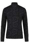 Pikeur Ladies Selection Zip Print Shirt Lubbow Black image