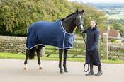 Coldstream Ladies Maxton Long Waterproof Coat Navy