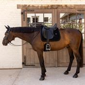 Kentucky Dressage Saddle Pad Velvet Mini Pearls Black