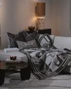 Adamsbro New Zealand Wool Throw Multi Horses Brown