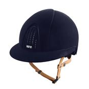 KEP Smart Nova Polo Peak Velvet Blue Helmet Beige Chinstrap