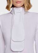 Samshield  Ladies Plastron Stock Floral Black Chrome