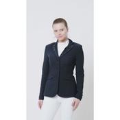 Samshield Ladies Louisa Crystal Leaf Competition Jacket Navy/Tone image