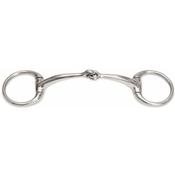 Shires Small Ring Curved Mouth Eggbutt Snaffle Bit