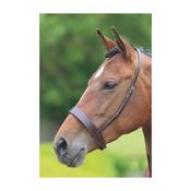 Shires Velociti Gara Large Plain Noseband Brown