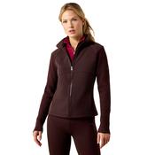 Ariat Ladies Skadi Full Zip Sweatshirt Chocolate Plum image