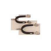 Velari Rounded Stainless Steel Spurs With Rubber