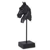 Adamsbro Metal Horse Statue Black