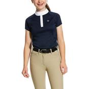 Ariat Girls Aptos Vent Show Shirt Navy image