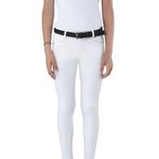 Equiline Boy's Knee Grip Breeches Rasputin White image