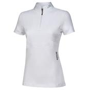 Equiline Ladies Short Sleeved Competition Shirt Cressidyc White image