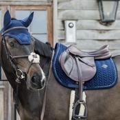 Kentucky Fly Veil Wellington Velvet Pearls Navy