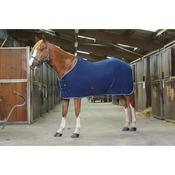 Riding World Polar Fleece Rug Navy/Light Blue Binding image