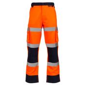 Supertouch Hi Vis Combat Trouser Short Leg 29"-HIVIZ ORANVY