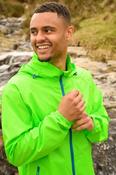 Mac in a Sac Origin Waterproof Jacket | Packable Unisex Rain Jacket | Neon Green image