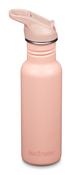 KLEAN KANTEEN Classic 532ml Water Bottle Flip Seal Sports Cap-PEACH