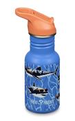 Klean Kanteen Kids Classic 355ml Water Bottle – Leakproof Flip Cap, BPA-Free Stainless Steel