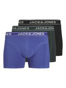 Jack &amp; Jones JACBLACK 3-Pack Men’s Trunks – Organic Cotton Underwear image