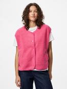Pieces Katty Teddy Vest | Recycled Fleece Womens Gilet